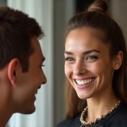 Client consulting with stylist.