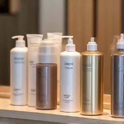 Selection of high-quality hair products.