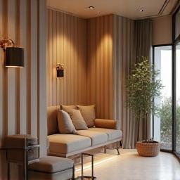 Relaxing salon atmosphere.